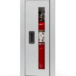 Larsens Fire Extinguisher Cabinet Wall Mount White 6R-0