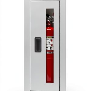 Larsens Fire Extinguisher Cabinet Wall Mount White 6R-0