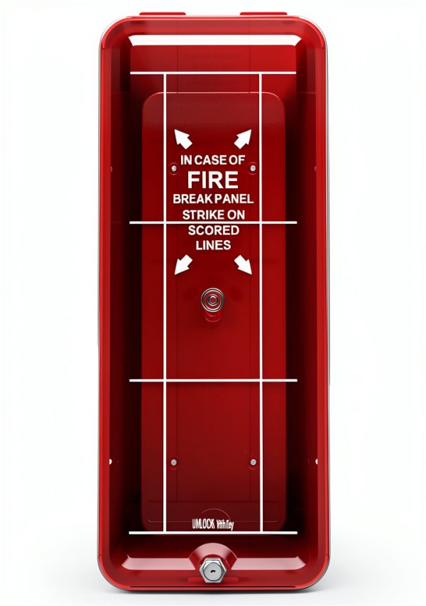 ISOP PVC Fire Extinguisher Cabinet Wall Mount Red-1