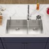 Donsdey 33 Inch Stainless Steel Double Bowl Kitchen Sink-2