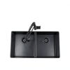 iAnomla Black Quartz Undermount Kitchen Sink Modern Durable-8