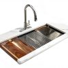 Fulorni 33 Inch Undermount Kitchen Sink Stainless Steel-5