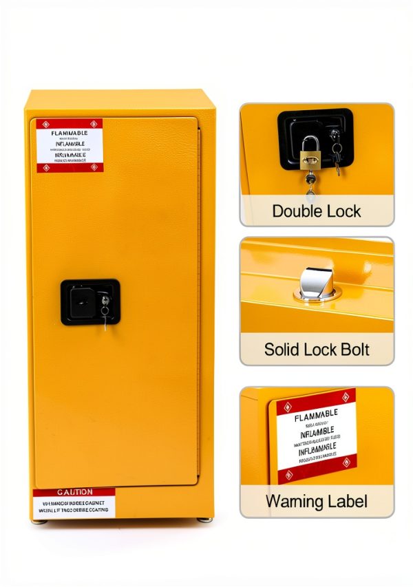 OLIPIC Steel Safety Cabinet Lockable Industrial Storage-6