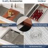 Lordear 36 Inch Undermount Kitchen Sink Stainless Steel-3