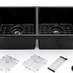 iAnomla Black Quartz Undermount Kitchen Sink Modern Durable-0