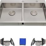 Delironexu Stainless Steel Double Bowl Kitchen Sink Modern-0