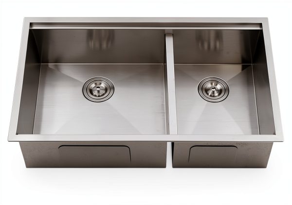 iAnomla Undermount Kitchen Sink Stainless Steel Double Bowl-5