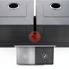 Bokaiya Undermount Kitchen Sink Stainless Steel Double Bowl-6