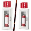 Zonon Fire Extinguisher Cabinet Steel Recessed Wall Mount-4
