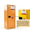 POWKOL Flammable Storage Cabinet Steel Lockable Industrial-7