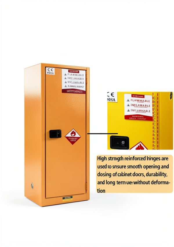 POWKOL Flammable Storage Cabinet Steel Lockable Industrial-7