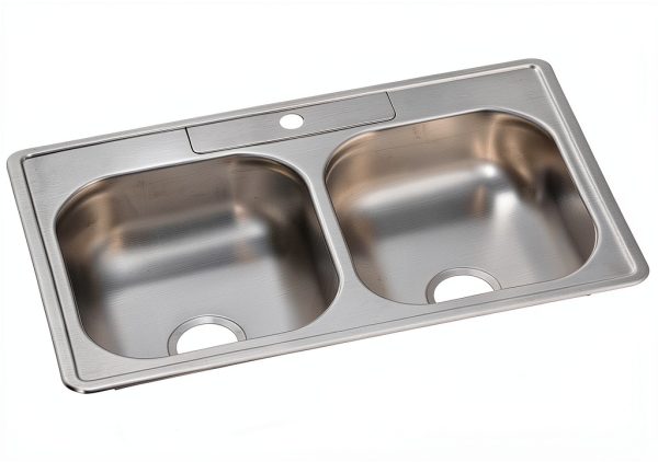 Elkay Dayton Stainless Steel Double Bowl Kitchen Sink-3