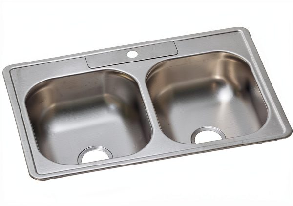 Elkay Dayton Stainless Steel Double Bowl Kitchen Sink-0