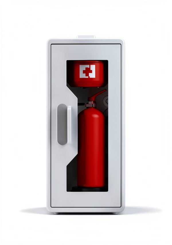 Gigagreet Fire Extinguisher Cabinet Magnetic Door Safety-5
