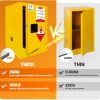 Generic Flammable Storage Cabinet Steel Fireproof Adjustable-2