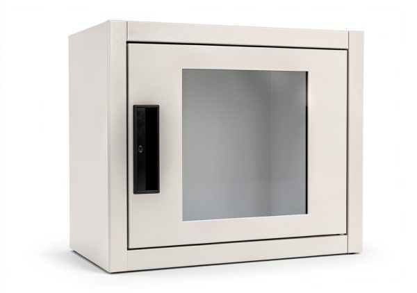 Cubix Safety AED Cabinet Steel Rust Resistant Modern-1