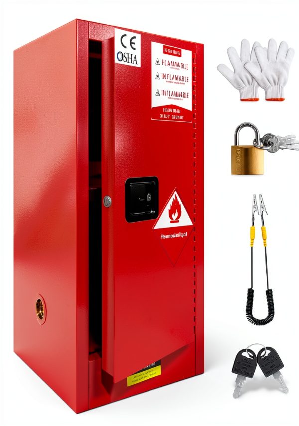 Generic Flammable Storage Cabinet Steel Fireproof Adjustable-0