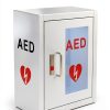 Likom AED Cabinet Stainless Steel Wall Mount Defibrillator-1