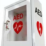 ZBQL AED Storage Cabinet Stainless Steel Wall Mount-0