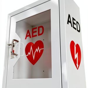 ZBQL AED Storage Cabinet Stainless Steel Wall Mount-0