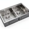 Fulorni 33 Inch Undermount Kitchen Sink Stainless Steel-6