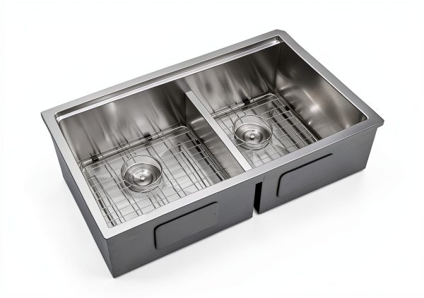 Fulorni 33 Inch Undermount Kitchen Sink Stainless Steel-6