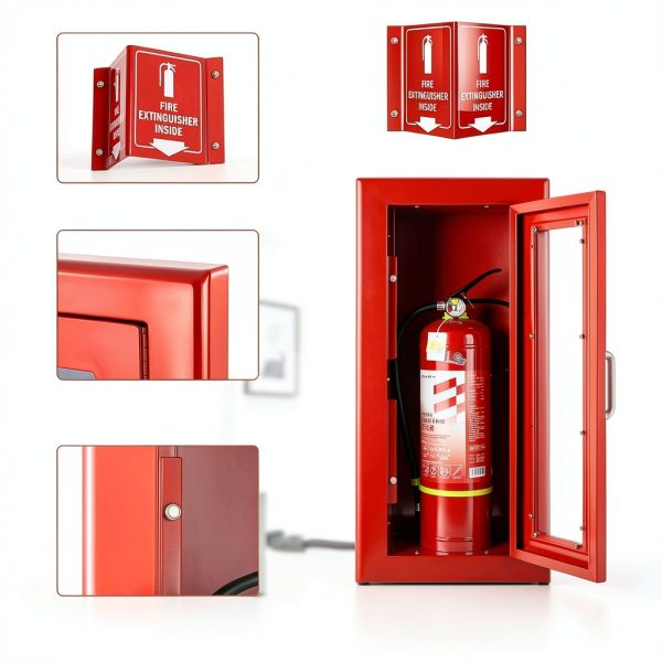 Tripolss Fire Extinguisher Cabinet Galvanized Steel Recessed-3