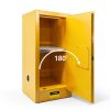 POWKOL Flammable Storage Cabinet Steel Lockable Industrial-8