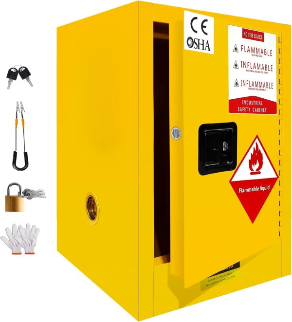 Generic Flammable Storage Cabinet Steel Fireproof Adjustable-0