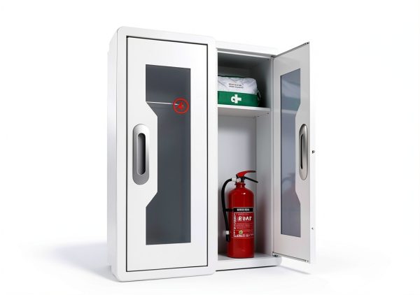 Gigagreet Fire Extinguisher Cabinet Magnetic Door Safety-2