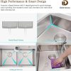 Delironexu Stainless Steel Double Bowl Kitchen Sink Modern-4