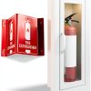 Zonon Fire Extinguisher Cabinet Steel Recessed Wall Mount-0