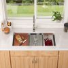 Lordear 36 Inch Undermount Kitchen Sink Stainless Steel-1