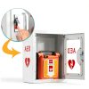 DorBuphan AED Cabinet Wall Mount Steel Dustproof Medical-3