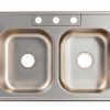 Elkay Dayton Stainless Steel Double Bowl Kitchen Sink-11