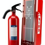 ISOP Fire Extinguisher Cabinet Steel Wall Mount Red-0