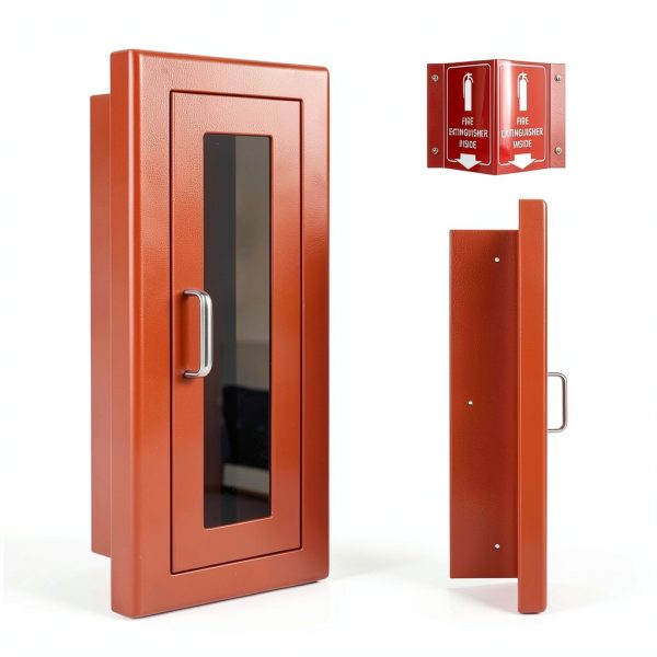 Tripolss Fire Extinguisher Cabinet Galvanized Steel Recessed-2