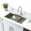 Fulorni 33 Inch Undermount Kitchen Sink Stainless Steel-2