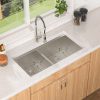Lordear 36 Inch Undermount Kitchen Sink Stainless Steel-2