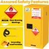 Generic Flammable Storage Cabinet Steel Adjustable Shelf-6