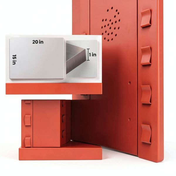 Generic Flammable Storage Cabinet Steel Fireproof Adjustable-7