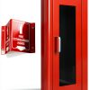 Tripolss Fire Extinguisher Cabinet Galvanized Steel Recessed-0