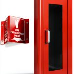Tripolss Fire Extinguisher Cabinet Galvanized Steel Recessed-0