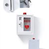 AED Cabinet Lockable Stainless Steel Wall Mount First Aid-3