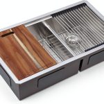 Fulorni 33 Inch Undermount Kitchen Sink Stainless Steel-0
