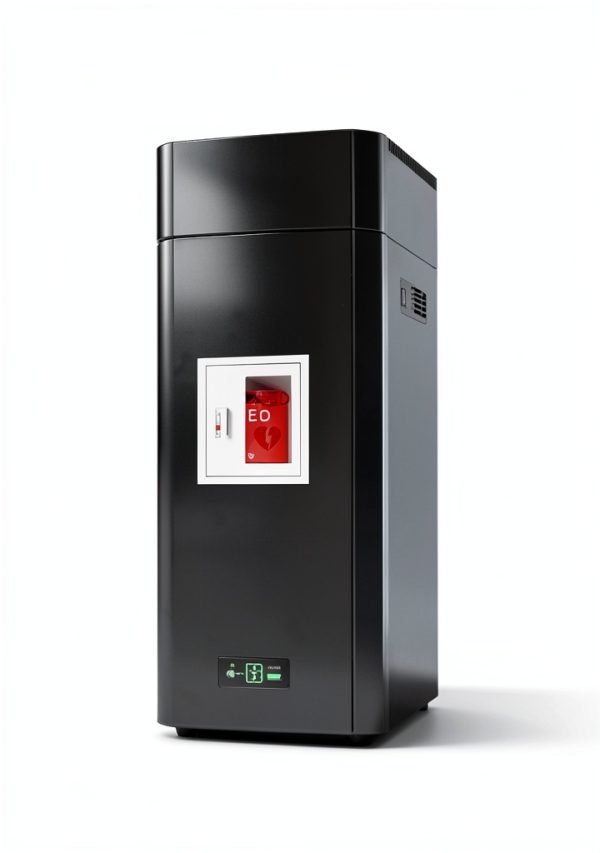Likom AED Cabinet Stainless Steel Wall Mount Defibrillator-5