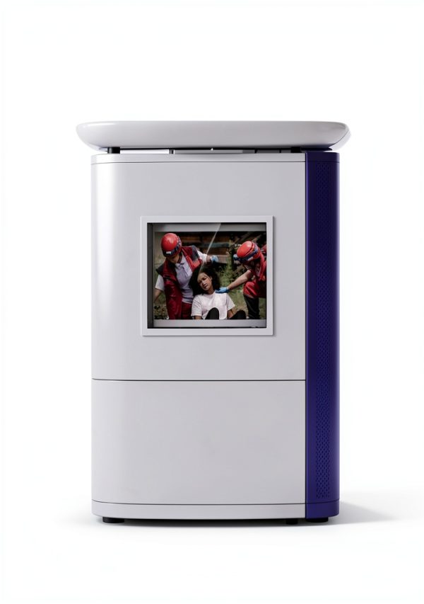 ZIPOWEY AED Cabinet Stainless Steel Wall Mounted Emergency-5