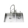 iAnomla Undermount Kitchen Sink Stainless Steel Double Bowl-3