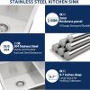 Lordear 36 Inch Undermount Kitchen Sink Stainless Steel-5