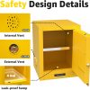 Generic Flammable Storage Cabinet Steel Fireproof Adjustable-5